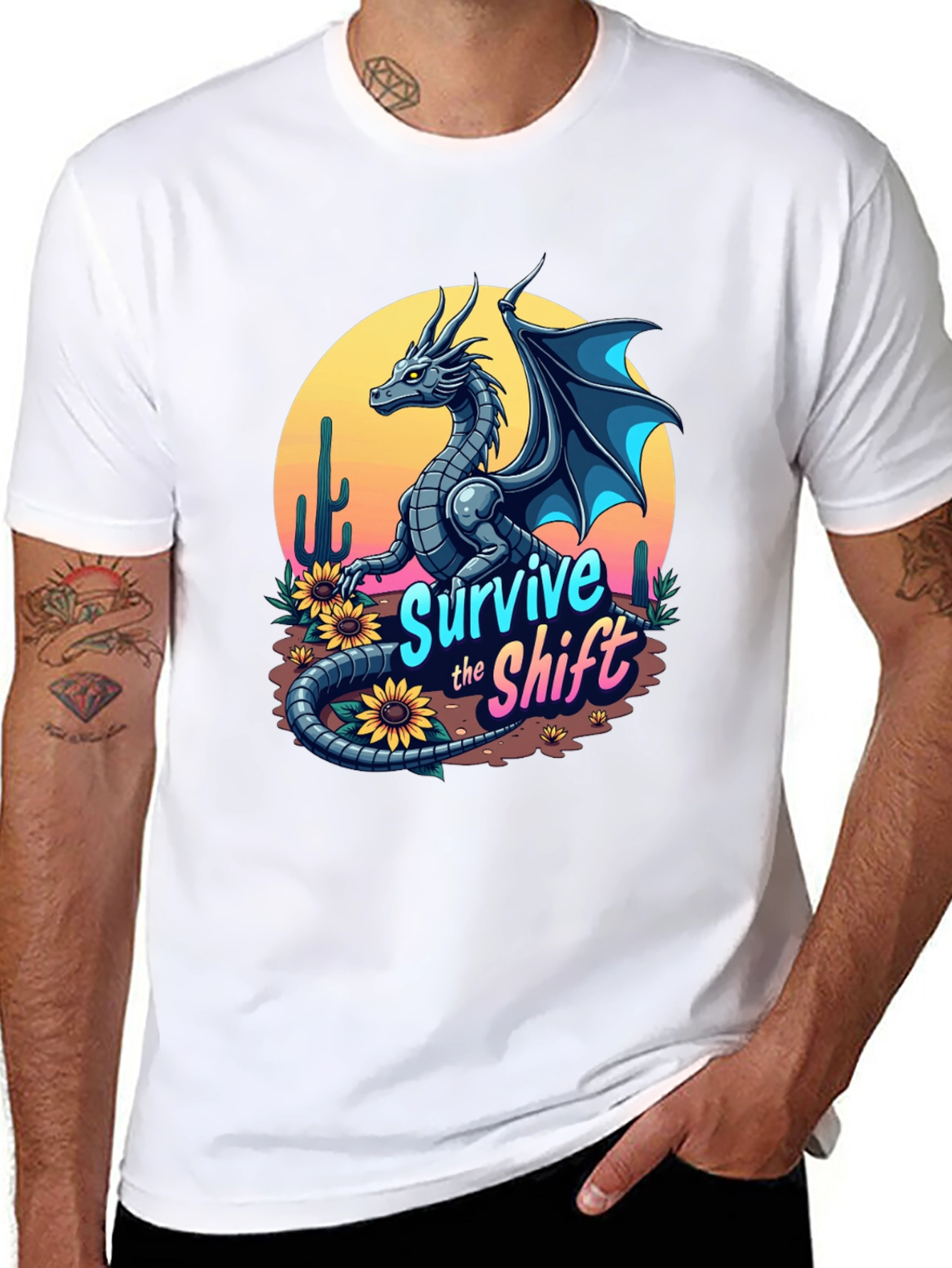 Survive the Shift Dragon Graphic Tee