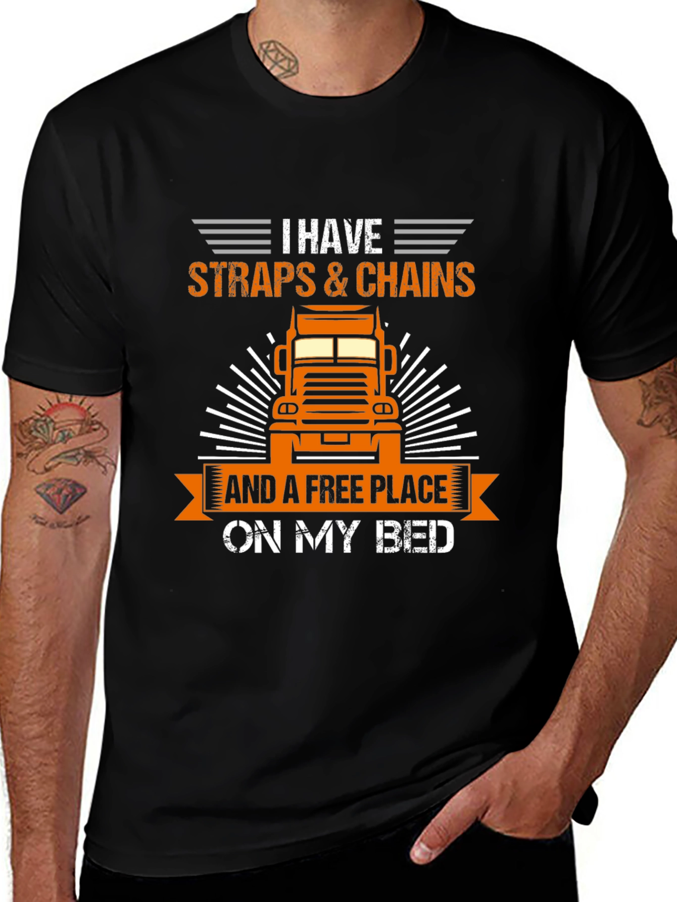 I Have Straps & Chains Graphic T-Shirt