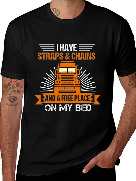 I Have Straps & Chains Graphic T-Shirt