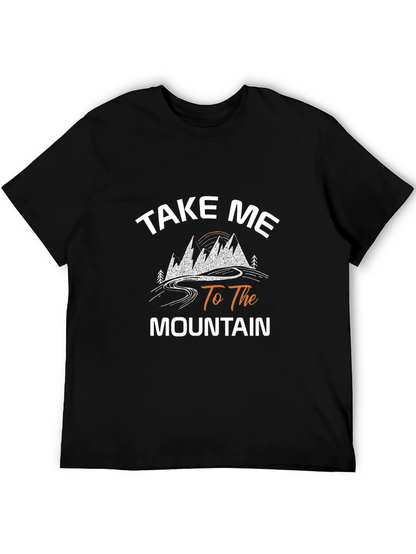 Take Me To The Mountain Black T-Shirt