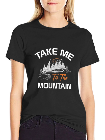Take Me To The Mountain Black T-Shirt