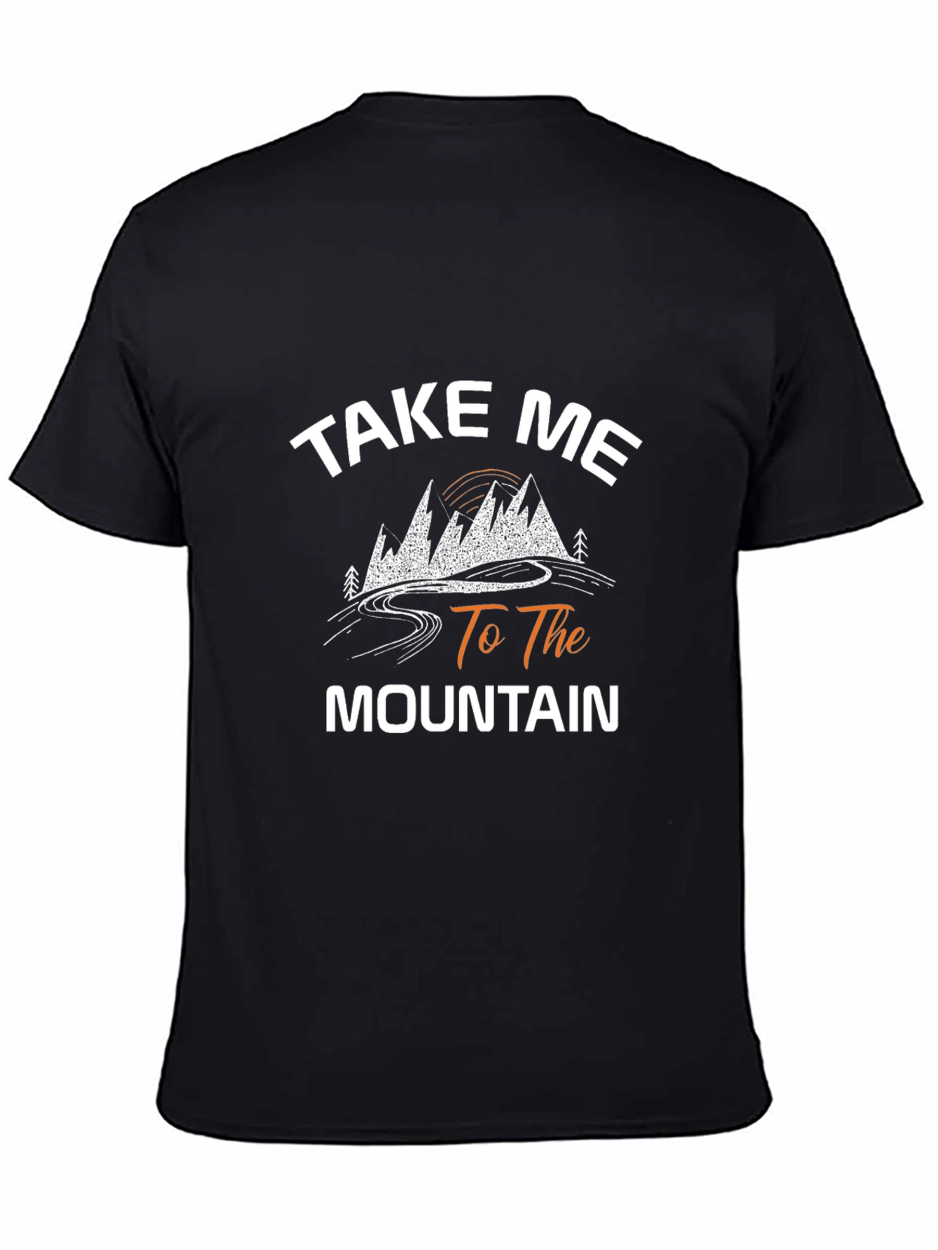 Take Me To The Mountain Black T-Shirt