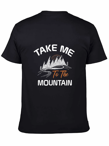 Take Me To The Mountain Black T-Shirt