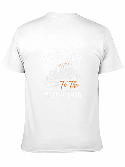 Take Me To The Mountain Black T-Shirt