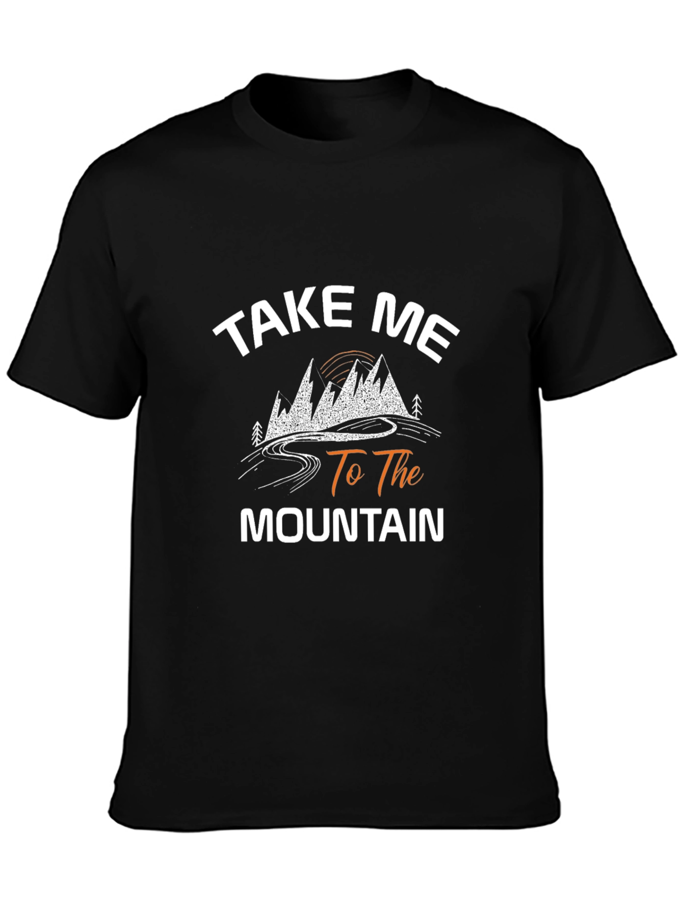 Take Me To The Mountain Black T-Shirt