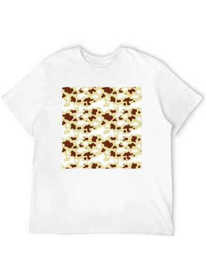 Cow Pattern T-Shirt - Black