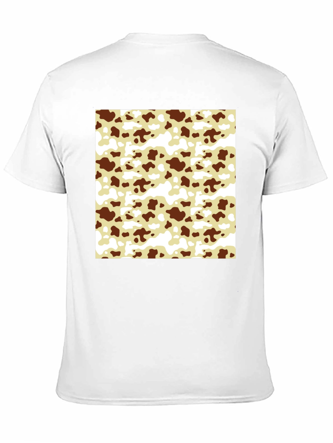 Cow Pattern T-Shirt - Black