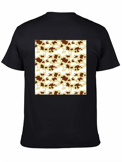 Cow Pattern T-Shirt - Black