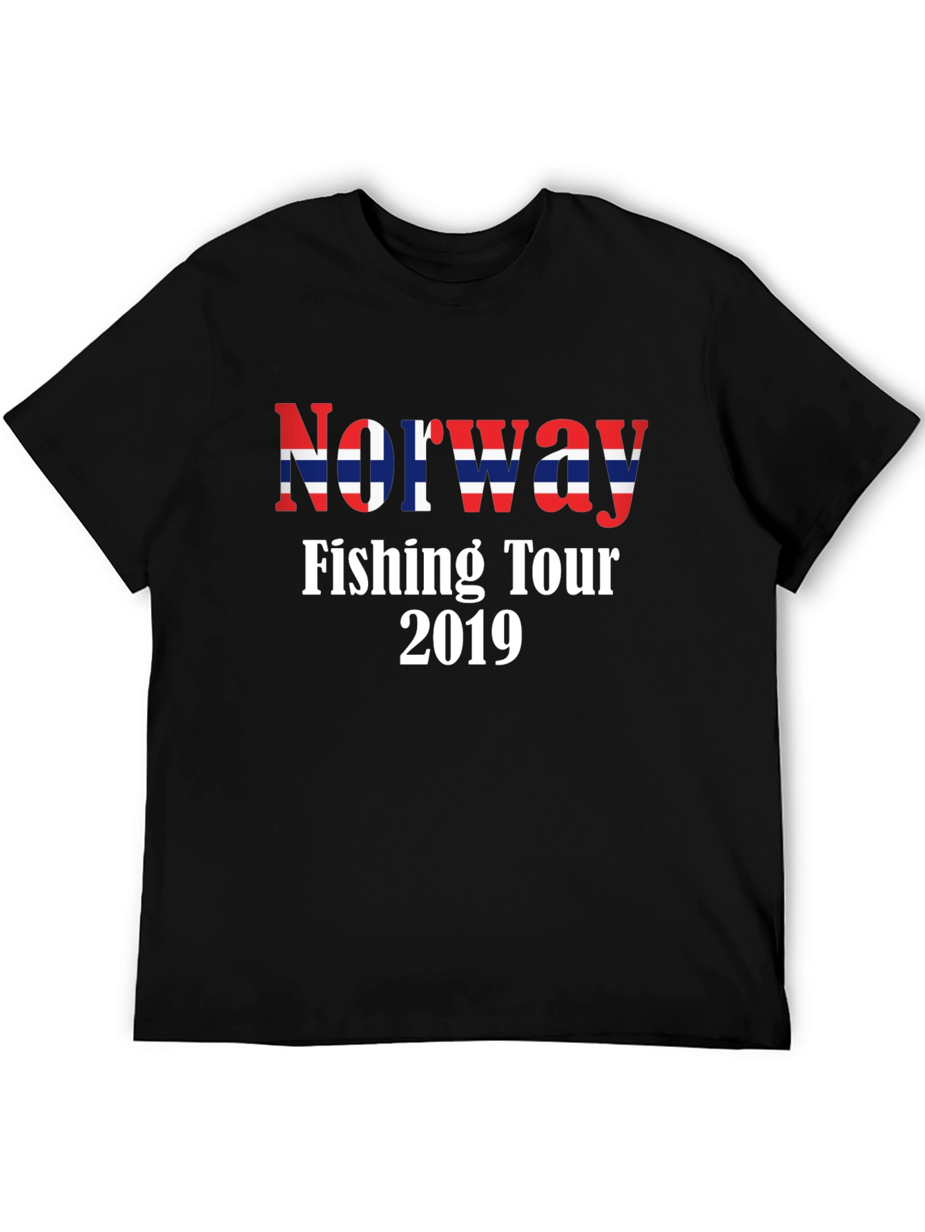 Norway Fishing Tour 2019 Black T-Shirt