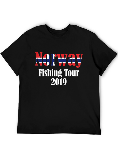 Norway Fishing Tour 2019 Black T-Shirt
