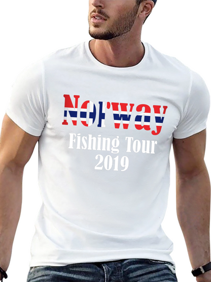 Norway Fishing Tour 2019 Black T-Shirt
