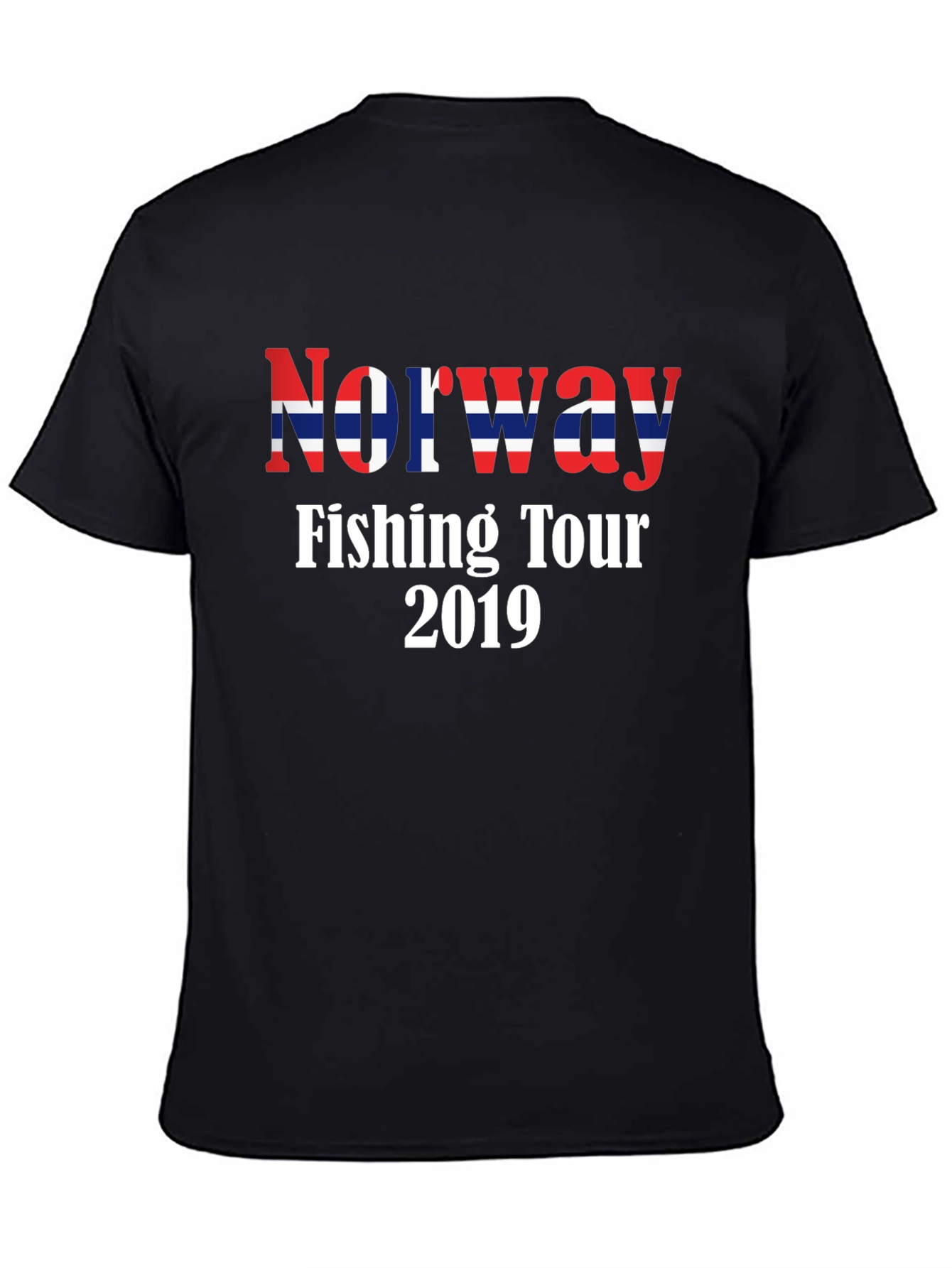 Norway Fishing Tour 2019 Black T-Shirt