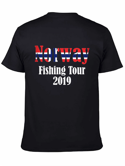 Norway Fishing Tour 2019 Black T-Shirt