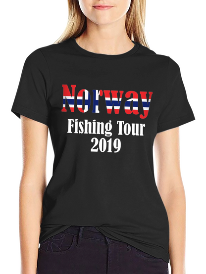 Norway Fishing Tour 2019 Black T-Shirt