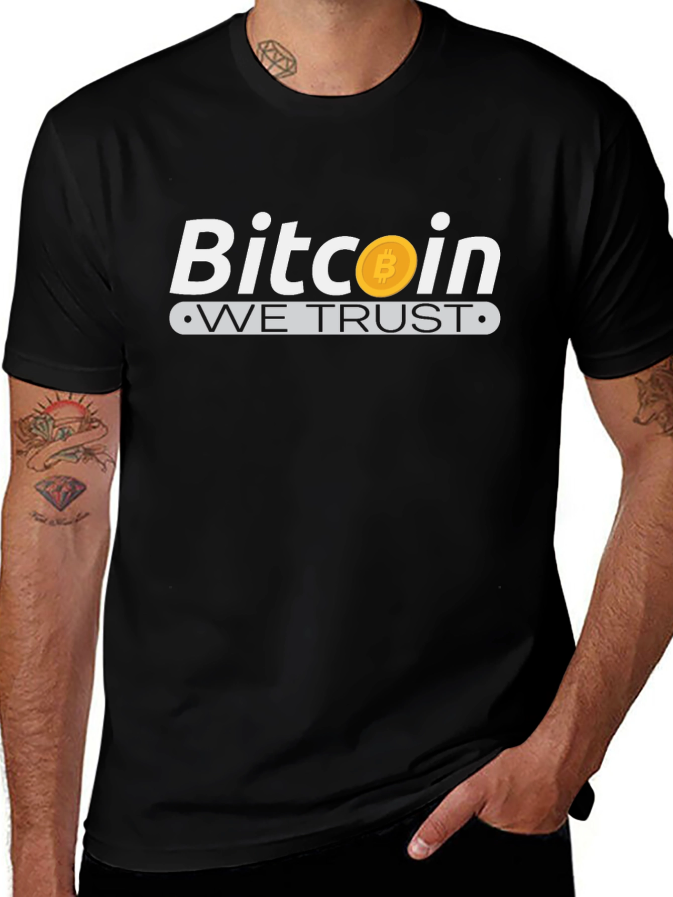 Bitcoin We Trust Graphic Tee - Crypto Currency T-Shirt