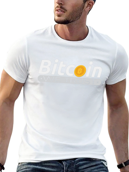 Bitcoin We Trust Graphic Tee - Crypto Currency T-Shirt