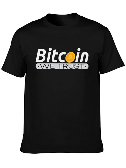 Bitcoin We Trust Graphic Tee - Crypto Currency T-Shirt