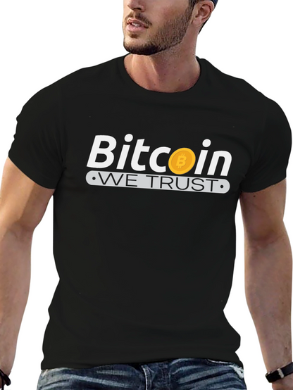 Bitcoin We Trust Graphic Tee - Crypto Currency T-Shirt
