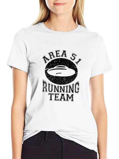 Area 51 Running Team Black Graphic T-Shirt
