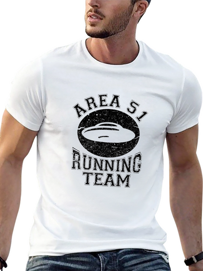 Area 51 Running Team Black Graphic T-Shirt