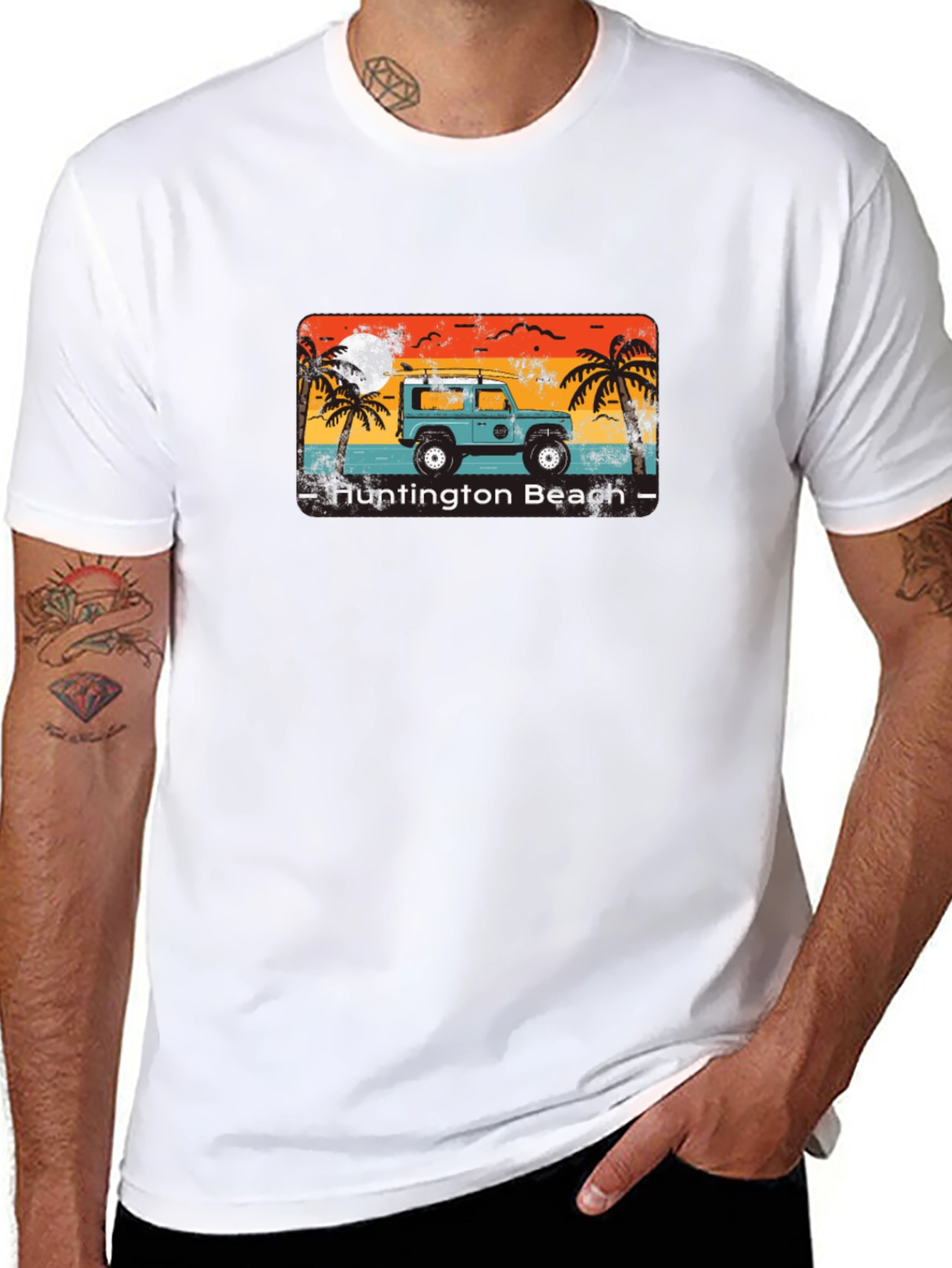 Huntington Beach Retro T-Shirt