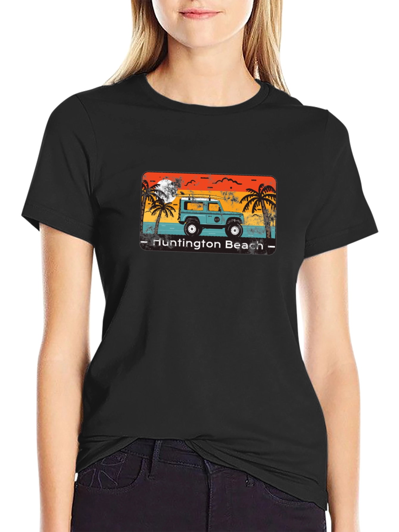 Huntington Beach Retro T-Shirt
