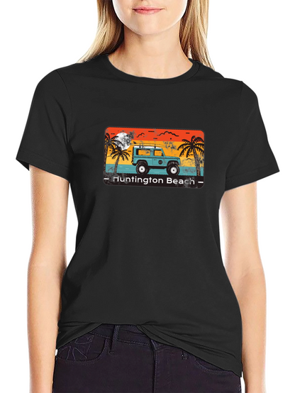 Huntington Beach Retro T-Shirt