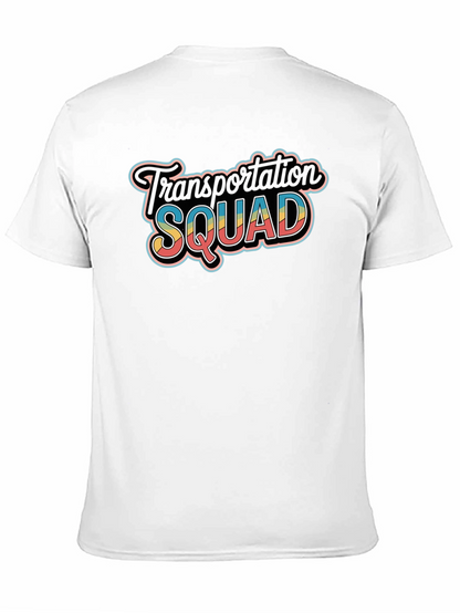 Transportation Squad Graphic Tee - Black Crew Neck