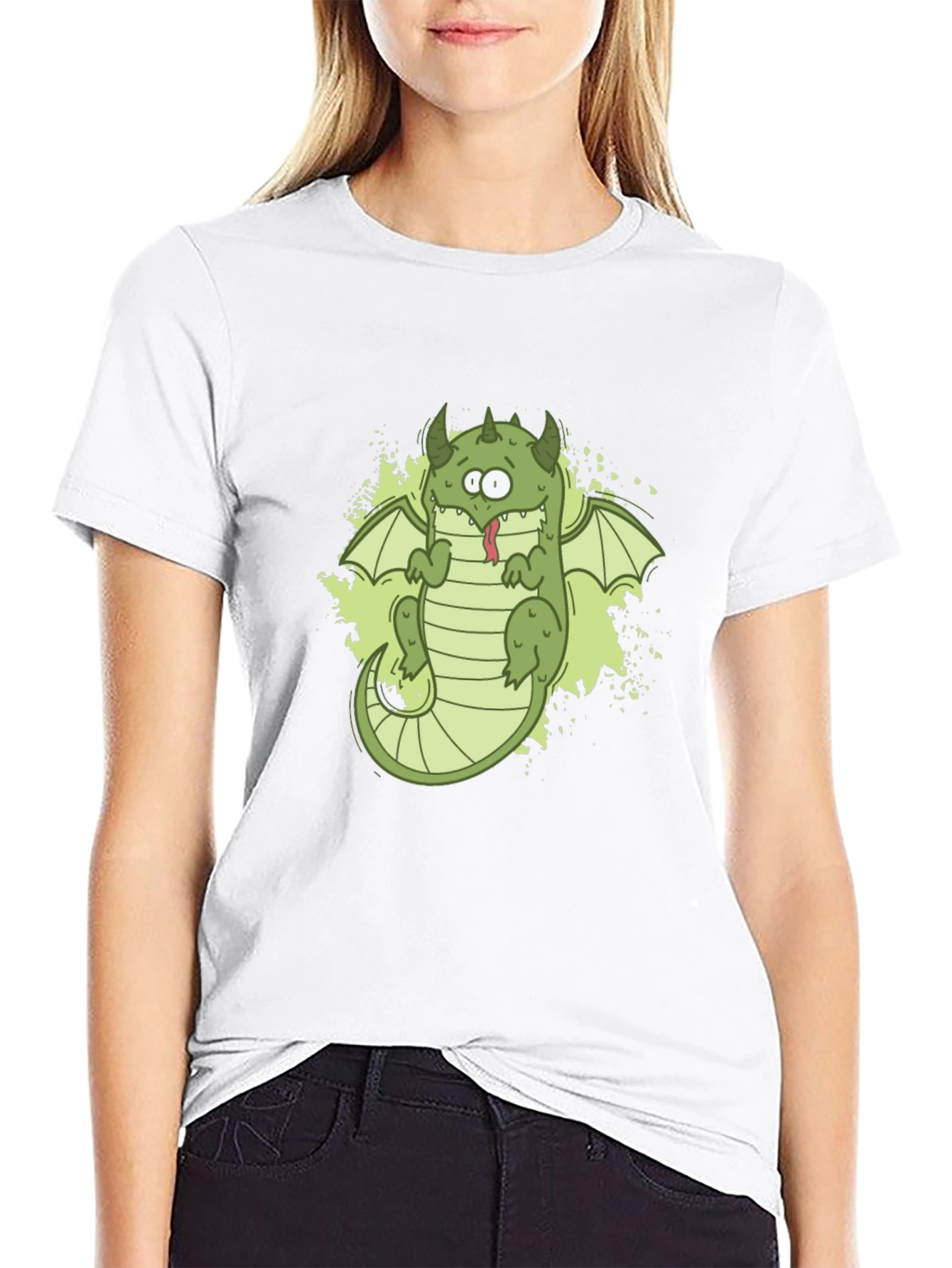 Cartoon Dragon Graphic Tee