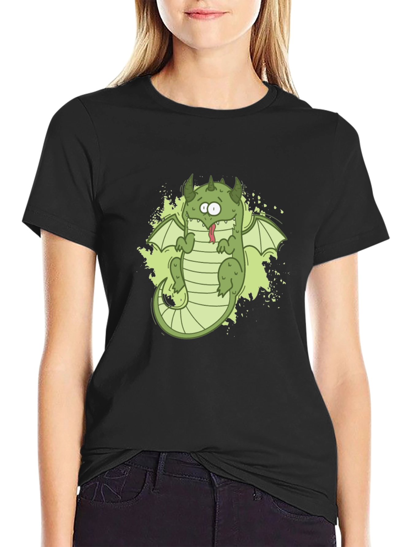 Cartoon Dragon Graphic Tee