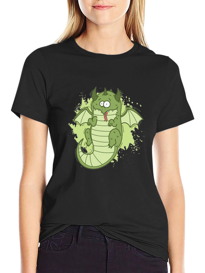 Cartoon Dragon Graphic Tee