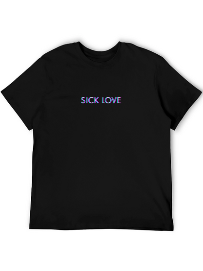 Sick Love Graphic Tee - Stylish Black T-Shirt