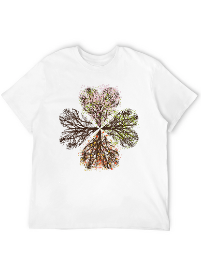 Four Seasons Tree Graphic Tee - Nature Inspired Shirt