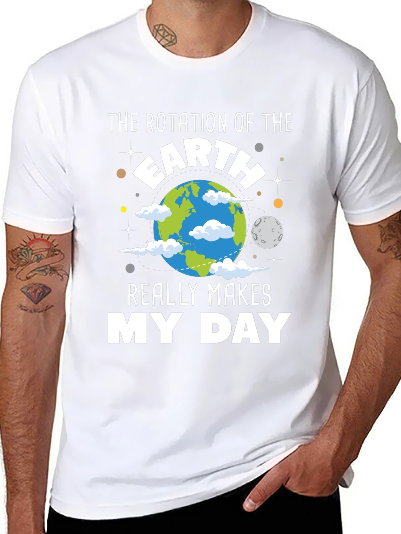 Earth Rotation Makes My Day T-Shirt