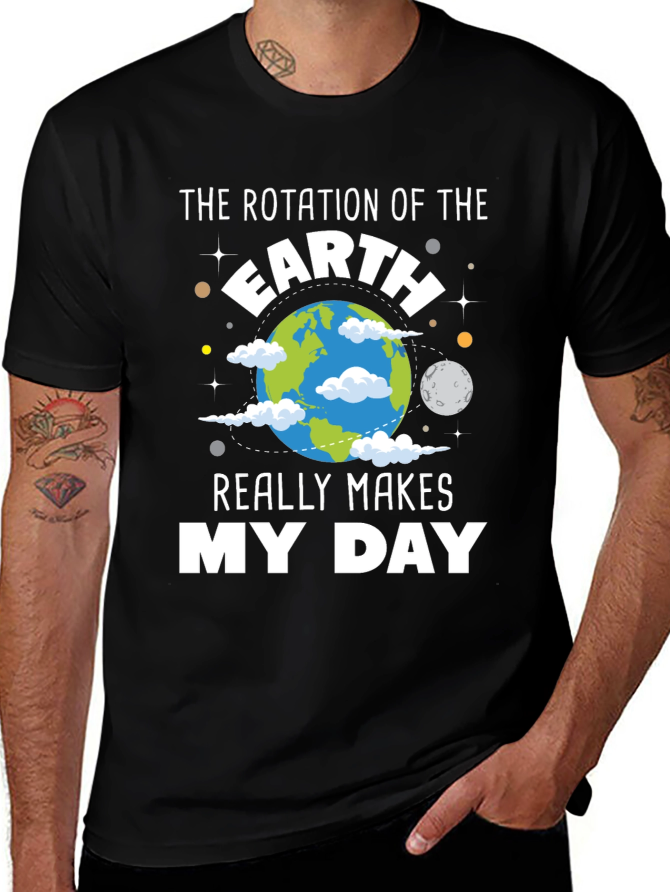 Earth Rotation Makes My Day T-Shirt
