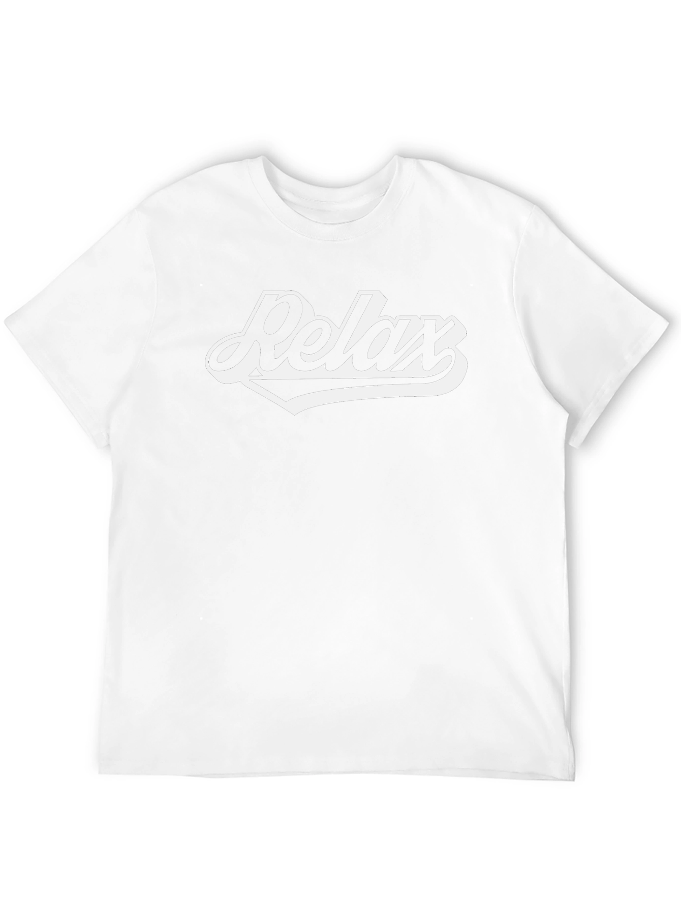 Relax Black Graphic T-Shirt - Casual Comfort