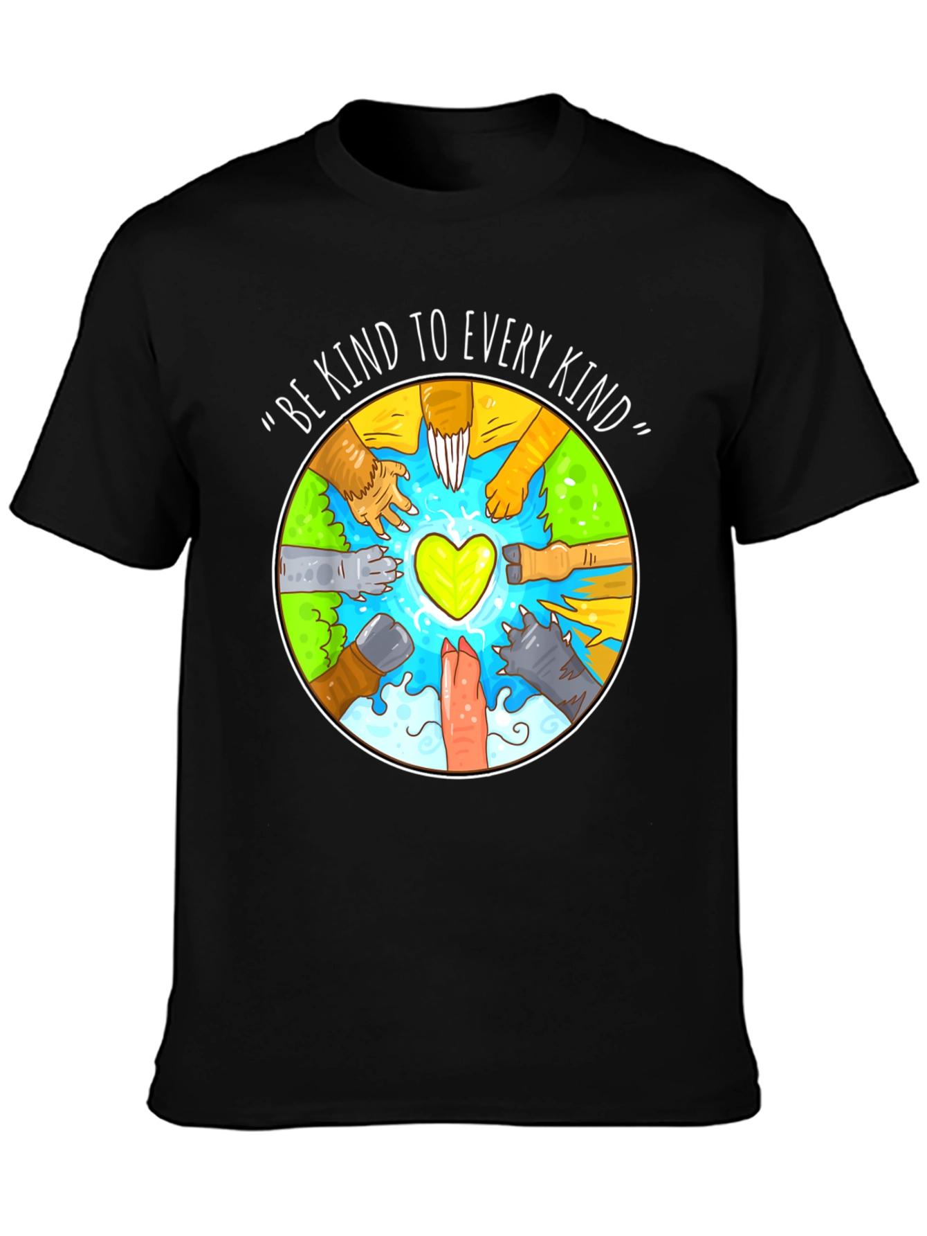 Be Kind To Every Kind Black T-Shirt
