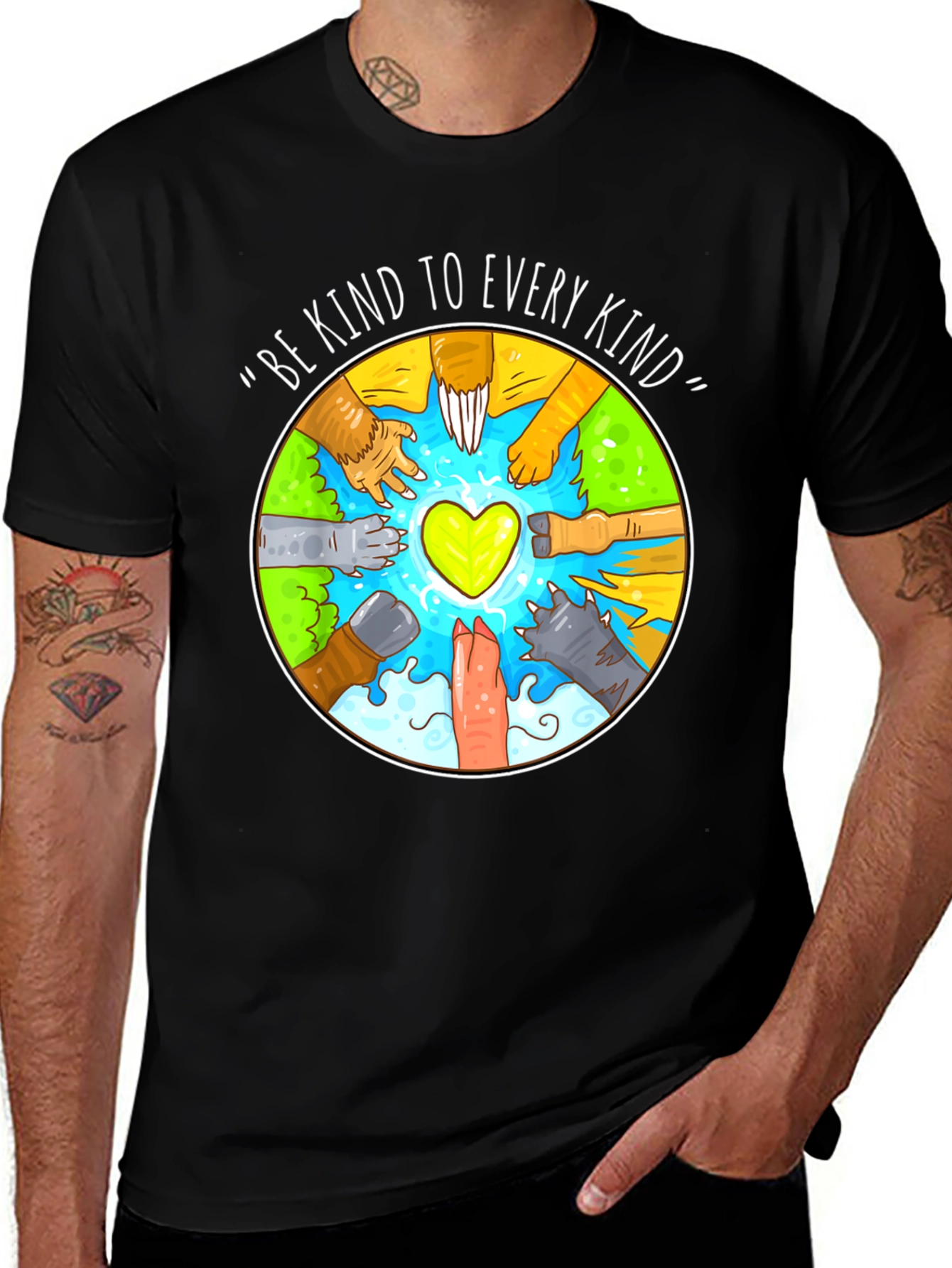 Be Kind To Every Kind Black T-Shirt