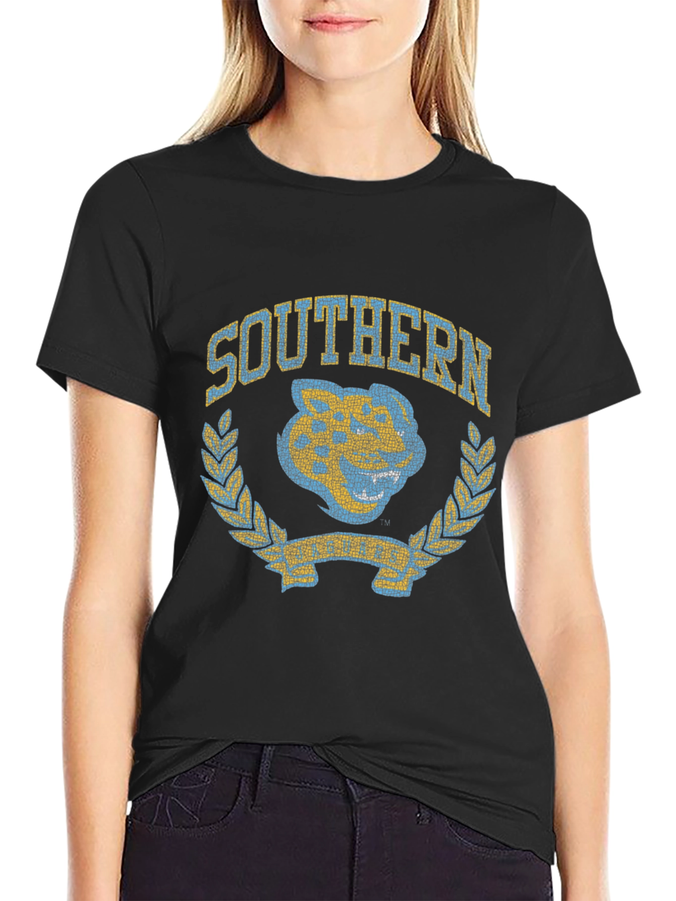 Southern Jaguars Black T-Shirt