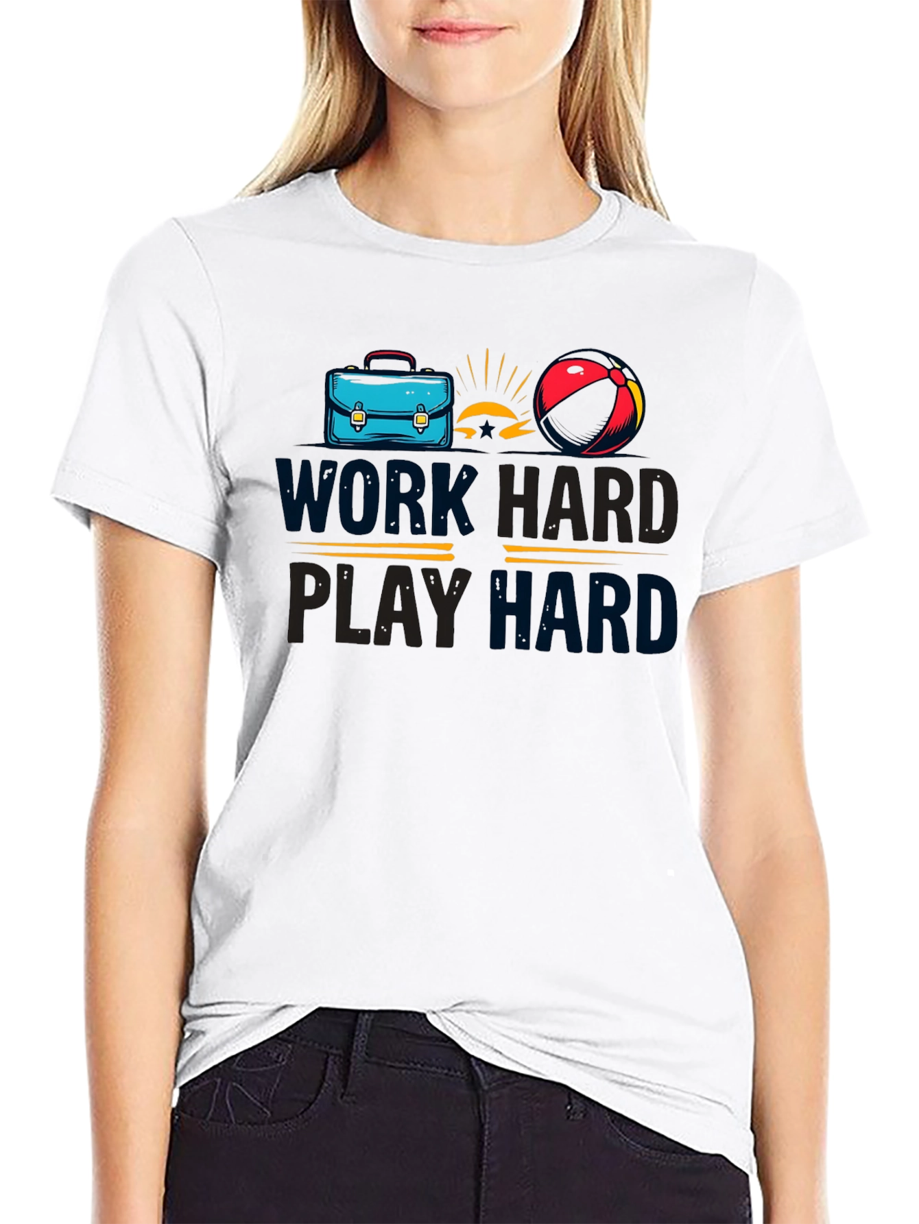 Work Hard Play Hard Graphic Tee