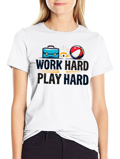 Work Hard Play Hard Graphic Tee