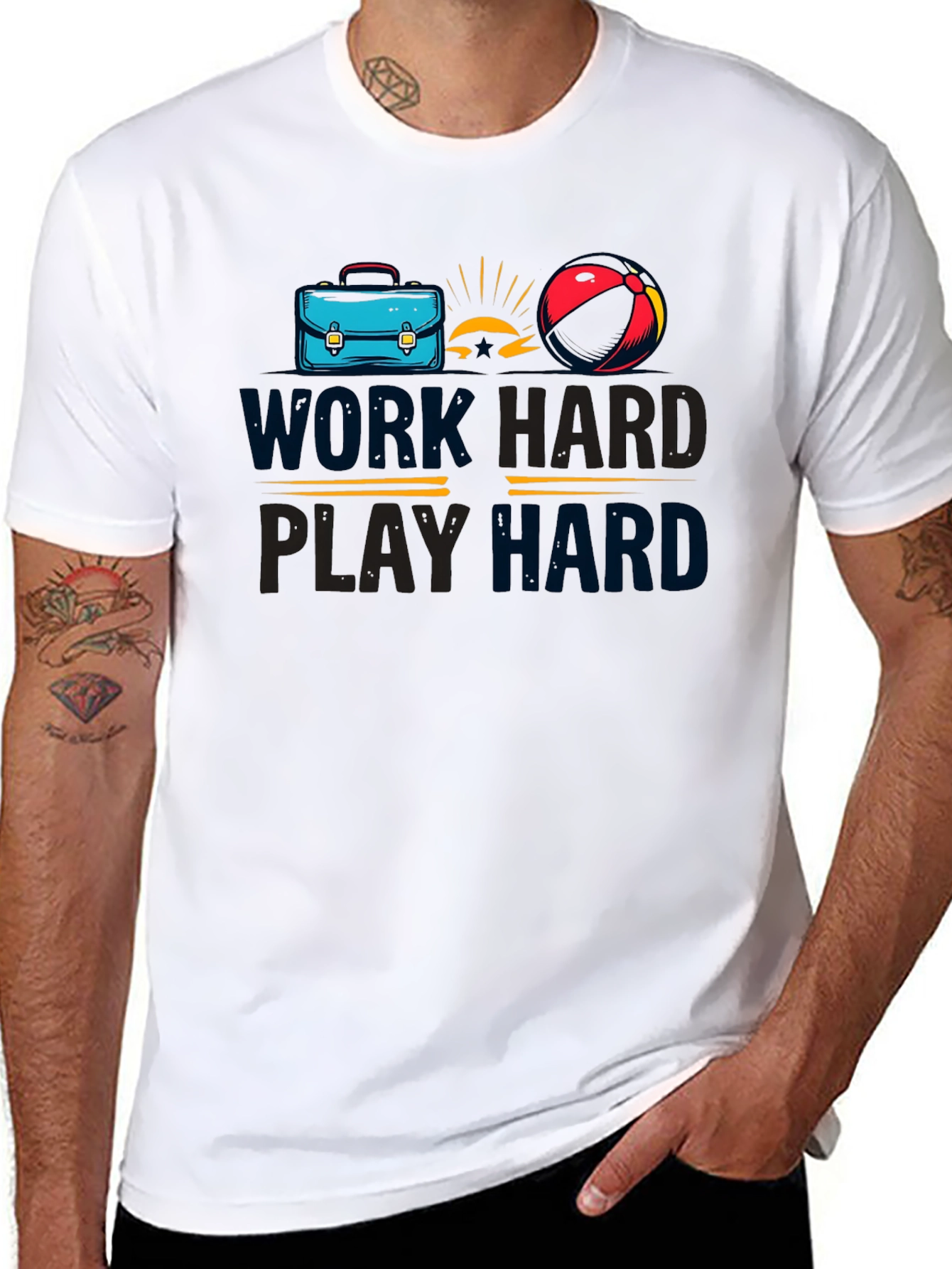 Work Hard Play Hard Graphic Tee