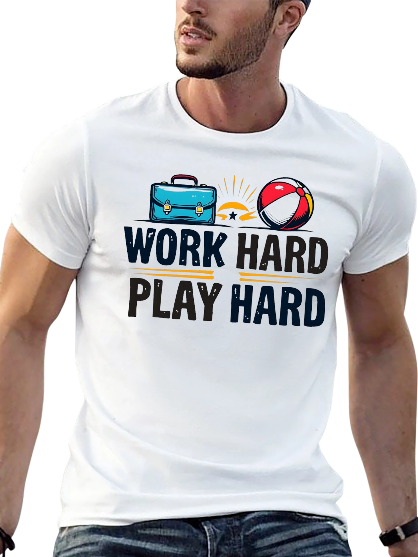 Work Hard Play Hard Graphic Tee