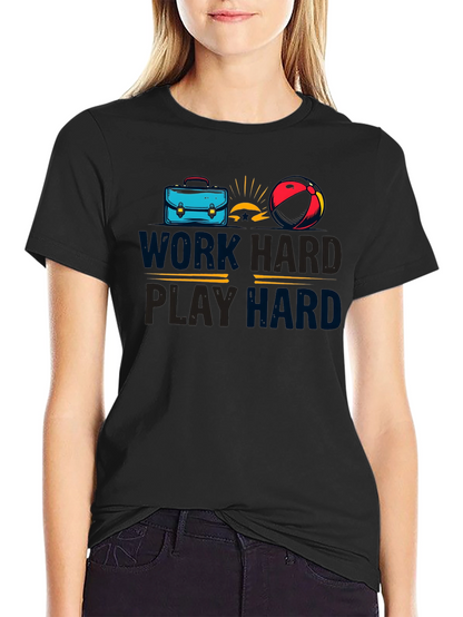 Work Hard Play Hard Graphic Tee