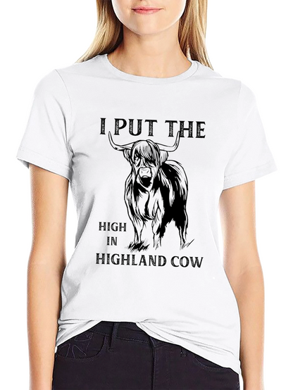 Highland Cow Graphic Tee - Funny T-Shirt