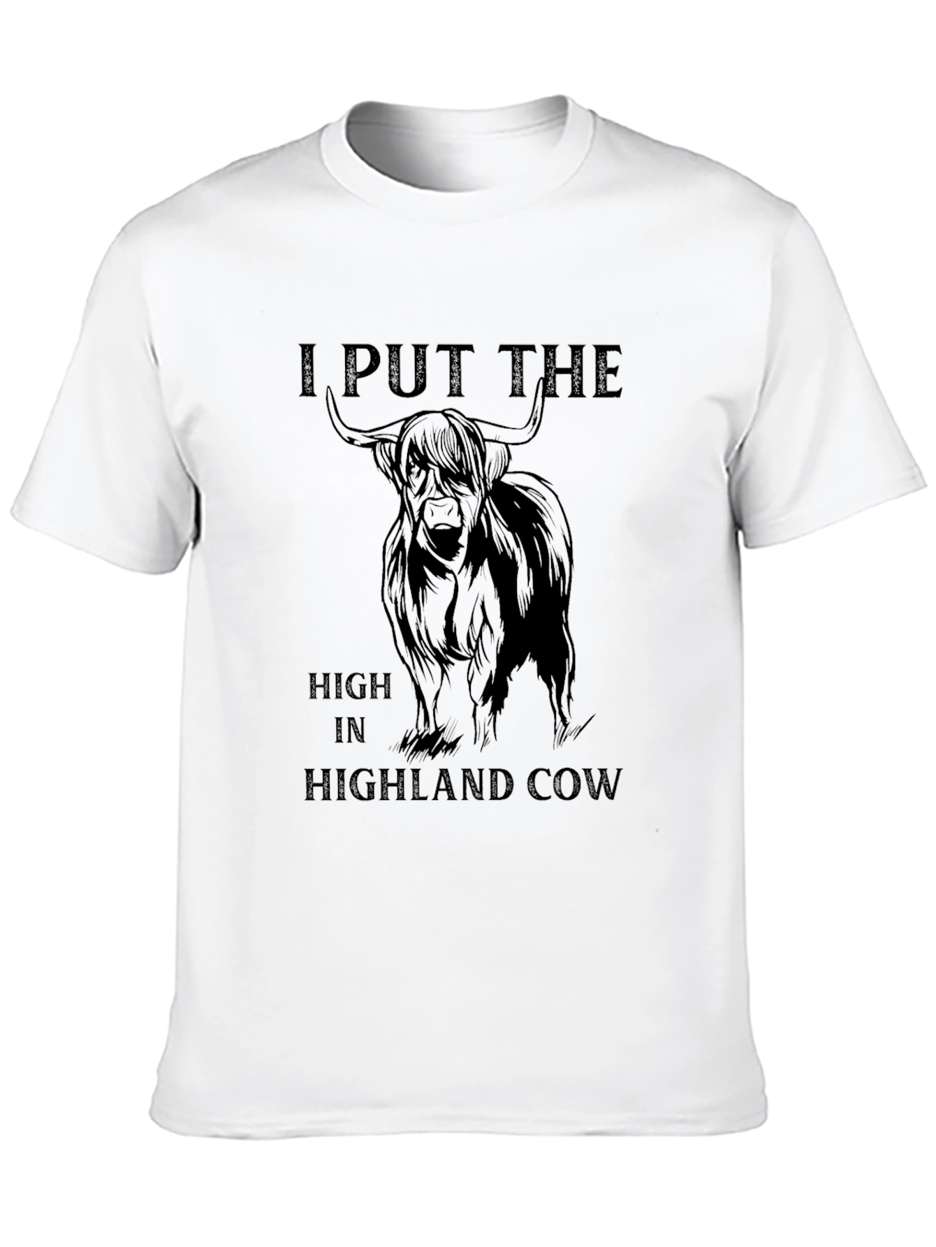 Highland Cow Graphic Tee - Funny T-Shirt