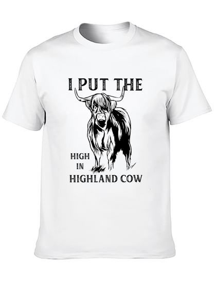 Highland Cow Graphic Tee - Funny T-Shirt