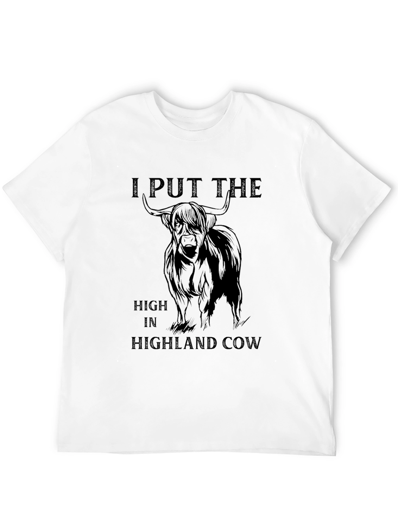 Highland Cow Graphic Tee - Funny T-Shirt