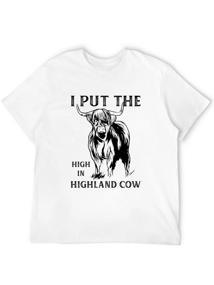 Highland Cow Graphic Tee - Funny T-Shirt