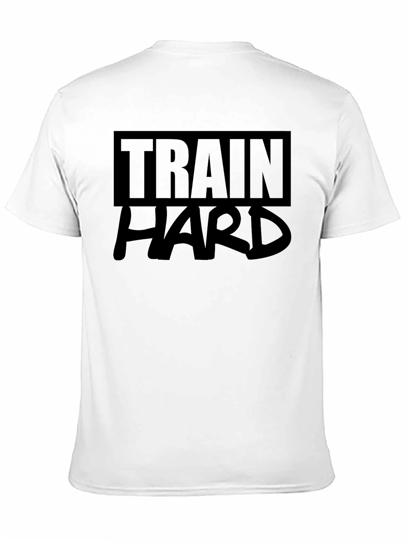 Train Hard Graphic Tee - Black